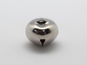 15mm Jingle Bells: Nickel (100/bag) 