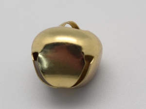 20mm Jingle Bells: Gold (100/bag) 