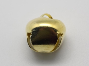 25mm Jingle Bells: Gold (100/bag) 