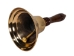 Brass Bell with Wood Handle: ~10" - 1136-50-246 (Y1MC18)