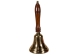 Brass Bell with Wood Handle: ~10" - 1136-50-246 (Y1MC18)