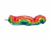 Macrame Zigzag Bracelet: Bright Colors - 1149-F03-AS (Y1IC01)