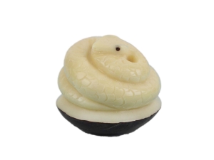 Tagua Nut Carving: Snake 