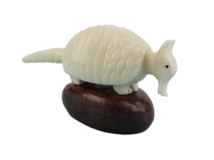 Tagua Nut Carving: Armadillo #2 