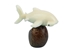 Tagua Nut Carving: Hammerhead Shark - 1153-C315 (Y3K)