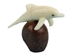Tagua Nut Carving: Dolphin #6 - 1153-C404 (E14)