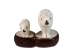 Tagua Nut Carving: Polar Bear and Cub - 1153-C415 (Y1ERG)