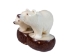 Tagua Nut Carving: Polar Bear and Cub - 1153-C415 (Y1ERG)