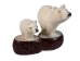 Tagua Nut Carving: Polar Bear and Cub - 1153-C415 (Y1ERG)