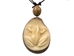Tagua Nut Necklace: Frog Relief - 1153-N340 (Y2H)
