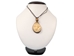 Tagua Nut Necklace: Frog Relief - 1153-N340 (Y2H)