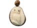 Tagua Nut Necklace: Owl Relief - 1153-N342 (Y2HC18)
