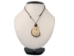 Tagua Nut Necklace: Owl Relief - 1153-N342 (Y2HC18)