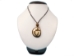 Tagua Nut Necklace: Hummingbird Relief - 1153-N344 (Y2HC18)