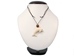 Tagua Nut Necklace: Dolphin - 1153-N356 (Y2H)