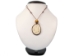 Tagua Nut Necklace: Eagle Cutout - 1153-N466 (Y2HC18)