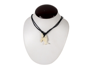 Tagua Nut Necklace: Whale & Baby 
