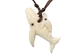 Tagua Nut Necklace: Whale & Baby - 1153-N664 (Y2H)