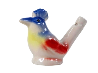 Fancy Bird Water Whistle: White 