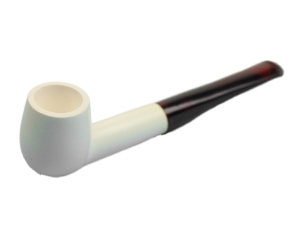 Meerschaum Pipe: Plain Style 001 