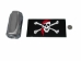 Jolly Roger Red Bumper Sticker - 1160-10-11 (Y2KC14)