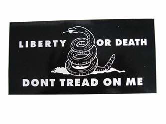 Liberty or Death Bumper Sticker 