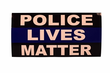 Police Lives Matter Bumper Sticker 