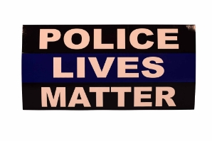 Police Lives Matter Bumper Sticker 
