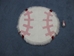 Designer Sheepskin Rug: Baseball - 1166-01