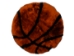 Designer Sheepskin Rug: Basketball - 1166-06 (Y2MRF)