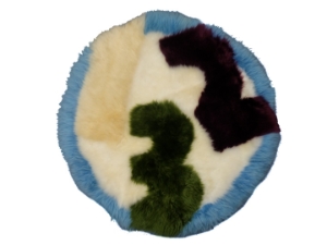 Designer Sheepskin Rug: 123 