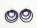 Horse Hair Earrings: Circles - 1175-41-AS (Y1KC02)(Y1X)