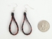 Horse Hair Earrings: Teardrop - 1175-42-AS (Y1JC02)
