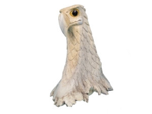 Micmac "Far-Seeing Eagle" Moose Antler Carving: Gallery Item 