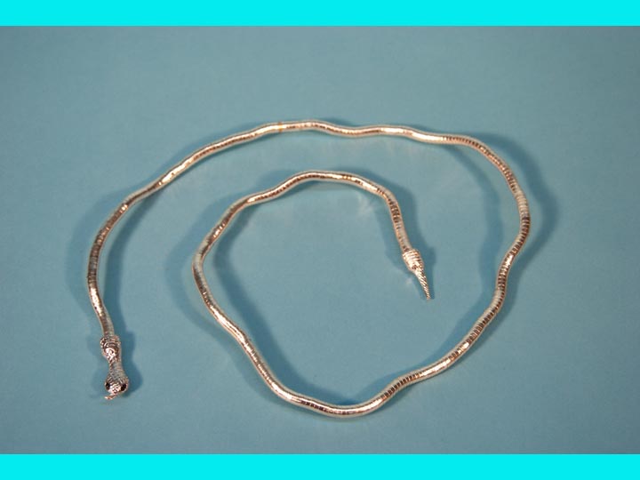 Metallic Snake Necklaces: Assorted 