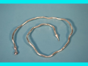 Metallic Snake Necklaces: Assorted 