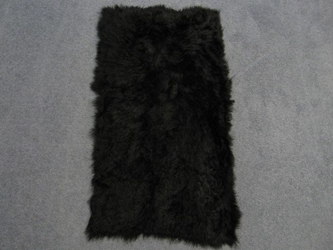 Dyed Cashmere Goat Plate: Black 