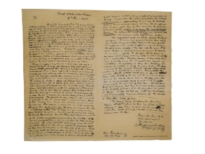 Andrew Jackson's Report of the Battle of N Orleans 1815 Parchment 