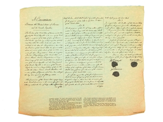 Louisiana Purchase 1803 Parchment 