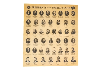 Presidents of the United States Parchment 