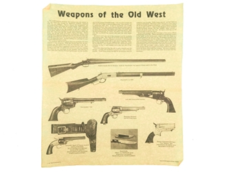 Weapons of the Old West Parchment 