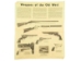 Weapons of the Old West Parchment - 123-772 (Y1FRG)