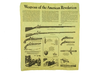 Weapons of the American Revolution Parchment 