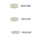 Bone Hairpipe: Ultra Thin: 0.5" (100/box) - 125-0.5-UT (Y2LC10)