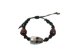 Metal & Wood Skull Bracelet - 1256-20 (Y1JC02)