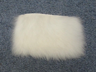 Rabbit Craft Piece: 5x10cm: White 