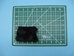 Rabbit Craft Piece: 5x10cm: Natural Black - 1259-1L-0510-BK (Y2D)