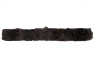 Rabbit Craft Piece: 10x80cm: Natural Black 