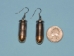 Bullet Earrings: 45CAL Nickel - 1261-10-9647 (Y2KC20)