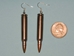 Bullet Earrings: 223CAL Nickel - 1261-10-9648 (Y2K)